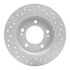 830-21034L by DYNAMIC FRICTION COMPANY - Geoperformance Rotor - Drilled and Slotted