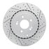 830-21039R by DYNAMIC FRICTION COMPANY - Geoperformance Rotor - Drilled and Slotted