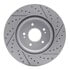 830-21040L by DYNAMIC FRICTION COMPANY - Geoperformance Rotor - Drilled and Slotted