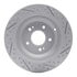 830-21041L by DYNAMIC FRICTION COMPANY - Geoperformance Rotor - Drilled and Slotted