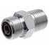 Gates G60770-2020 Hydraulic Coupling / Adapter Male Flat-Face O-Ring to Male Pipe NPTF (SAE to SAE)