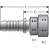 G20910-0808 by GATES - Female Komatsu Style Japanese Metric Swivel (GlobalSpiral)