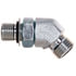 Gates G60805-0806 Hydraulic Coupling / Adapter Male Flat-Face O-Ring to Male O-Ring Boss - 45 (SAE to SAE)