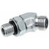 Gates G60805-0806 Hydraulic Coupling / Adapter Male Flat-Face O-Ring to Male O-Ring Boss - 45 (SAE to SAE)