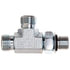 G60821-2020 by GATES - Male Flat-Face O-Ring to Male O-Ring Boss to Male Flat-Face O-Ring - Tee