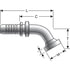 G22311-2432 by GATES - Code 61 O-Ring Flange - 67 1/2 Bent Tube (GlobalSpiral Plus)