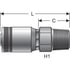 G23100-3232 by GATES - Male Pipe (NPTF - 30 Cone Seat) (GlobalSpiral MAX Pressure)