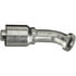 Gates G24357-2432 Hydraulic Coupling / Adapter Code 62 O-Ring Flange Heavy - 45 Bent Tube (GlobalSpiral MAX Pressure)