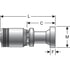 G24401-2424 by GATES - Caterpillar Style O-Ring Flange (GlobalSpiral MAX Pressure)