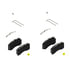 6403229342 by WABCO - Disc Brake Pad Set - Heavy Duty, for Air Disc Brakes (Meritor MAXXUS)