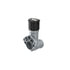 9630010130 by WABCO - Air Brake Quick Release Valve - Black, 123.28 psi, 2 x M8, With flange