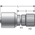 G25170-0806 by GATES - Female JIC 37 Flare Swivel (MegaCrimp)