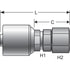 G25170-0810 by GATES - Female JIC 37 Flare Swivel (MegaCrimp)