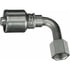 Gates G25205-0405 Hydraulic Coupling / Adapter Female SAE 45 Flare Swivel - 90 Bent Tube (MegaCrimp)