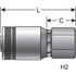 G24830-2424 by GATES - Female British Standard Parallel Pipe O-Ring Swivel (GlobalSpiral MAX Pressure)