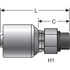 Gates G25120-0610X Hydraulic Coupling / Adapter Male O-Ring Boss (MegaCrimp)