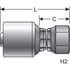 G25680-1021 by GATES - Female French GAZ Swivel (MegaCrimp)