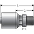 G25795-0404 by GATES - Male British Standard Pipe Tapered/Japanese Tapered Thread (MegaCrimp)