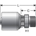 G25810-0604 by GATES - Male British Standard Parallel Pipe (MegaCrimp)