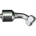 Gates G25831-1010 Hydraulic Coupling / Adapter Female British Standard Parallel Pipe O-Ring Swivel - 45 Bent Tube (MegaCrimp)