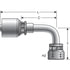 G25913-0808 by GATES - Female Komatsu Style Japanese Metric Swivel - 90 Bent Tube (MegaCrimp)