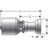 G25300-0812 by GATES - Code 61 O-Ring Flange (MegaCrimp)