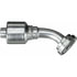 Gates G25307-0812 Hydraulic Coupling / Adapter Code 61 O-Ring Flange - 45 Bent Tube (MegaCrimp)