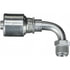 Gates G25504-0506 Hydraulic Coupling / Adapter SAE Male Inverted Swivel - 90 Bent Tube (MegaCrimp)