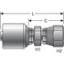 G25540-0606 by GATES - Female Air Brake Swivel (MegaCrimp)