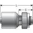 Gates G25563-0406 Hydraulic Coupling / Adapter Pressure Wash Swivel (MegaCrimp)