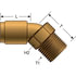 G31102-0808 by GATES - Air Brake to Male Pipe - 45 (SureLok)