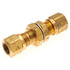 Gates G32300-1010 Hydraulic Coupling / Adapter Air Brake Bulkhead Union (Nylon Tubing Compression)