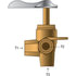 Gates G33656-0606 Hydraulic Coupling / Adapter Truck Valve - 4-Way (Valves)