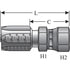 G34170-0606 by GATES - Female JIC 37 Flare Swivel - Steel (C5CXH, C5C, C5D & C5M Hose)