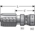 G34200-0606 by GATES - Female SAE 45 Flare Swivel - Steel (C5CXH, C5C, C5D & C5M Hose)