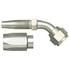 Gates G34211-0505 Hydraulic Coupling / Adapter Dual Seat Female JIC 37/SAE 45 Flare Swivel - 45 Bent Tube - Steel