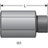 G25974-0406 by GATES - Female Quick-Lok High to Male O-Ring Boss Adapter (MegaCrimp)