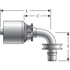 G25982-1212 by GATES - Male Quick-Lok Low - 90 Bent Tube (MegaCrimp)
