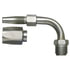 Gates G35504-0505 Hydraulic Coupling / Adapter Male SAE 45 Flare Inverted Swivel - 90 Bent Tube - Steel (C5E Hose)