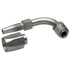 G35504-0808 by GATES - Male SAE 45 Flare Inverted Swivel - 90 Bent Tube - Steel (C5E Hose)