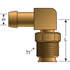 G37504-0405 by GATES - Male SAE Inverted Flare Swivel - 90 (Single Bead)