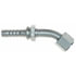 G17174-0606 by GATES - Female JIC 37 Flare Swivel - 45 Bent Tube (Stainless Steel Braid)