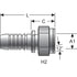 G17720-1625 by GATES - Female DIN 24 Cone Swivel - Heavy Series with O-Ring B Series