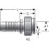 G17720-0816 by GATES - Female DIN 24 Cone Swivel - Heavy Series with O-Ring B Series