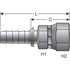 G18170-3232 by GATES - Female JIC 37 Flare Swivel (Stainless Steel Spiral)