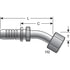 G20172-1616 by GATES - Female JIC 37 Flare Swivel - 30 Bent Tube (GlobalSpiral)