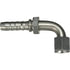 Gates G20180-0608 Hydraulic Coupling / Adapter Female JIC 37 Flare Swivel - 90 Bent Tube (GlobalSpiral)