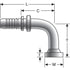 G20315-0608 by GATES - Code 61 O-Ring Flange - 90 Bent Tube (GlobalSpiral)