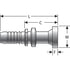 Gates G20400-2020X Hydraulic Coupling / Adapter Caterpillar Style O-Ring Flange (GlobalSpiral)