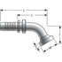 G20410-2020 by GATES - Caterpillar Style O-Ring Flange - 67 1/2 Bent Tube (GlobalSpiral)